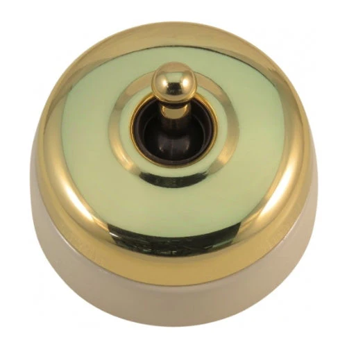 Classic 30 Series 10a Toggle Switch With Smooth Shallow Cover And Porcelain Base - Image 12