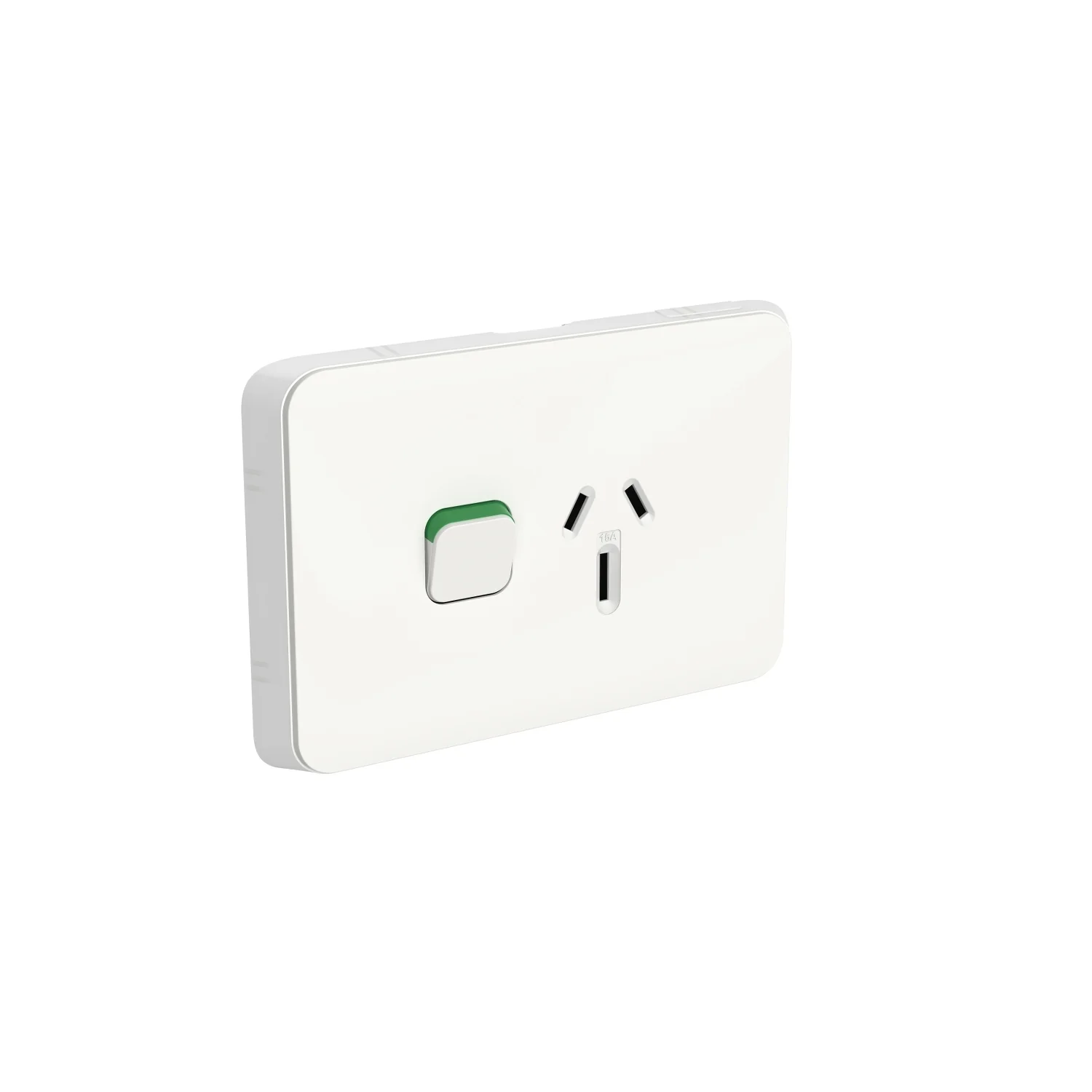 Clipsal Iconic Single Powerpoint 15a Vivid White