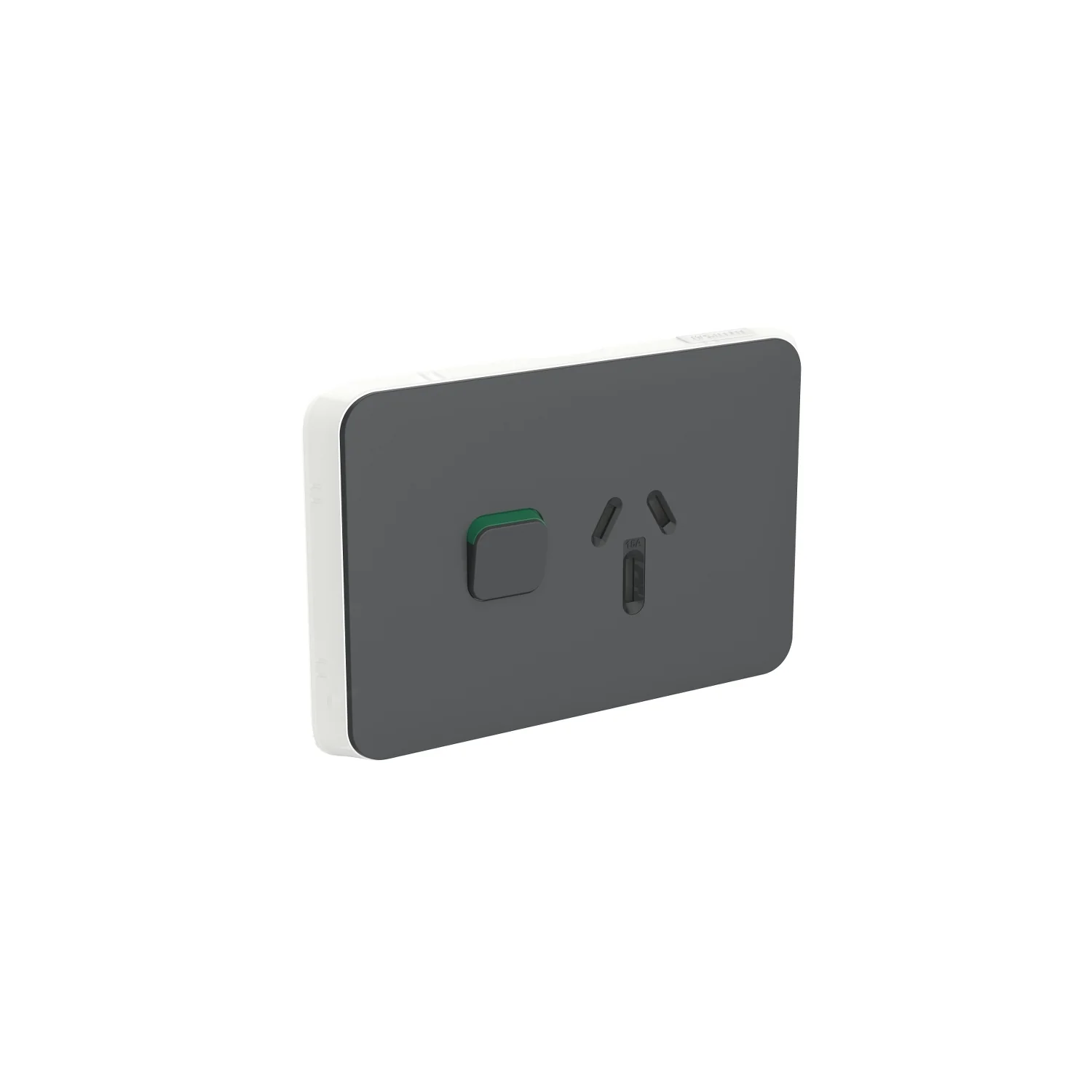 Clipsal Iconic Single Powerpoint 15a Cover Plate Only, Available in 3 Colours