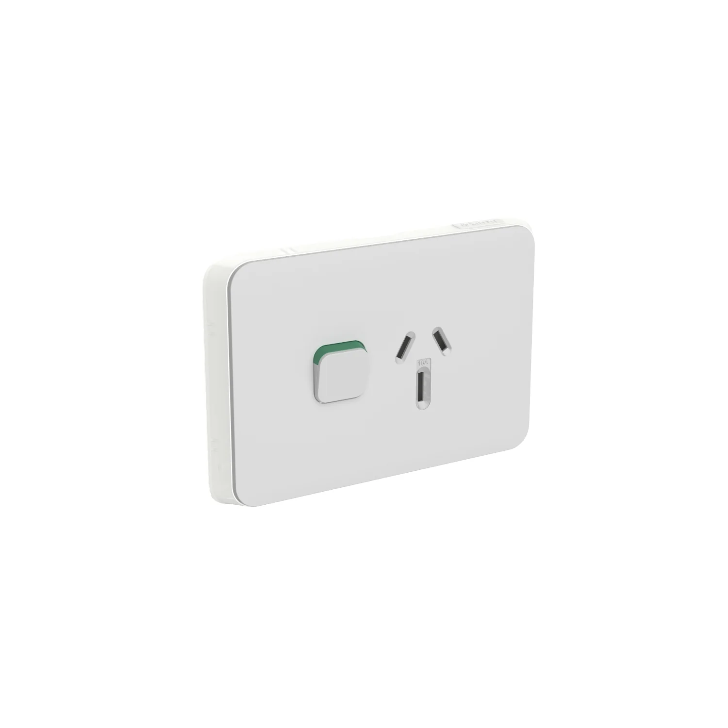 Clipsal Iconic Single Powerpoint 15a Cover Plate Only, Available in 3 Colours - Image 2