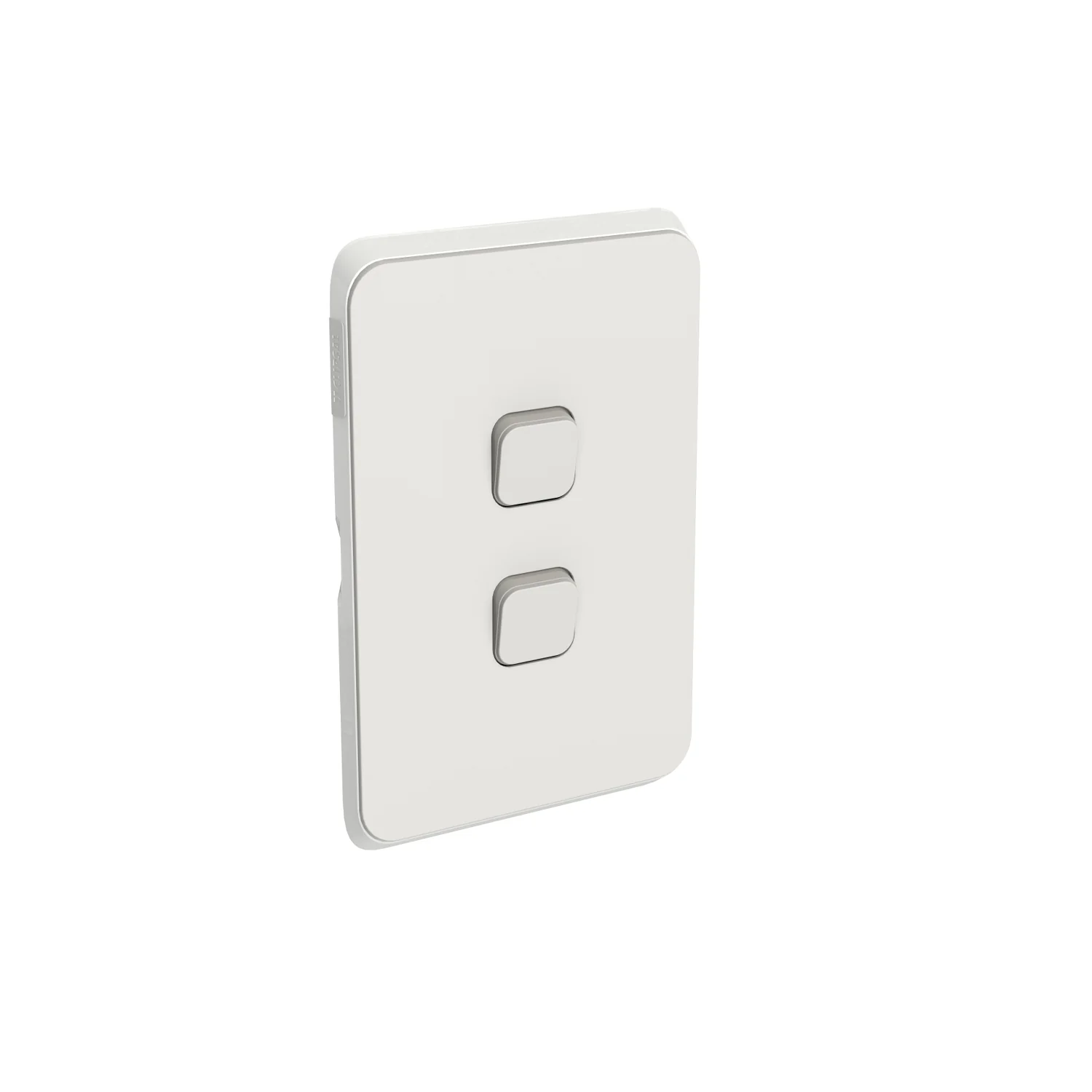Clipsal Iconic 2 Gang Complete Switch, Available in 2 Colours