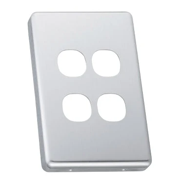 Clipsal C2000 4 Gang Switch Cover Plate Only 3 Finishes - Image 3