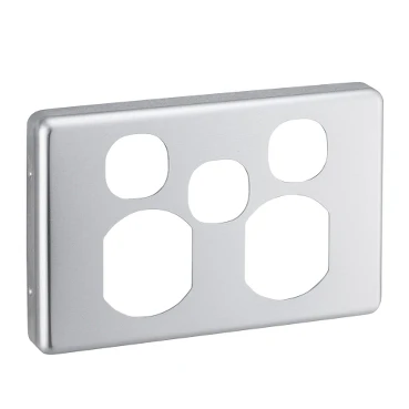 Clipsal C2000 Double Powerpoint  With Extra Switch Cover Plate Only 3 Finishes - Image 2