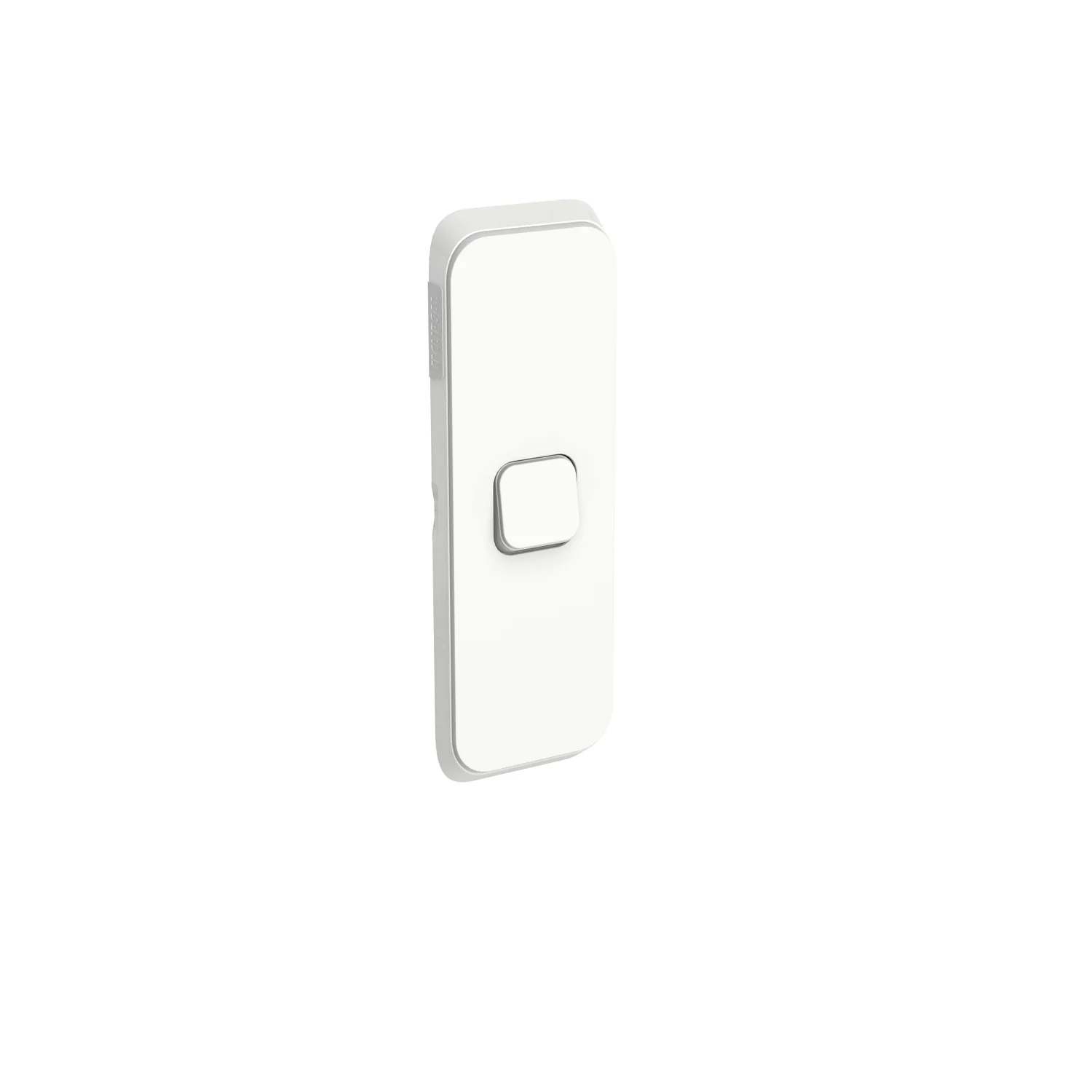 Clipsal Iconic 1 Gang Complete Architrave Switch Vivid White