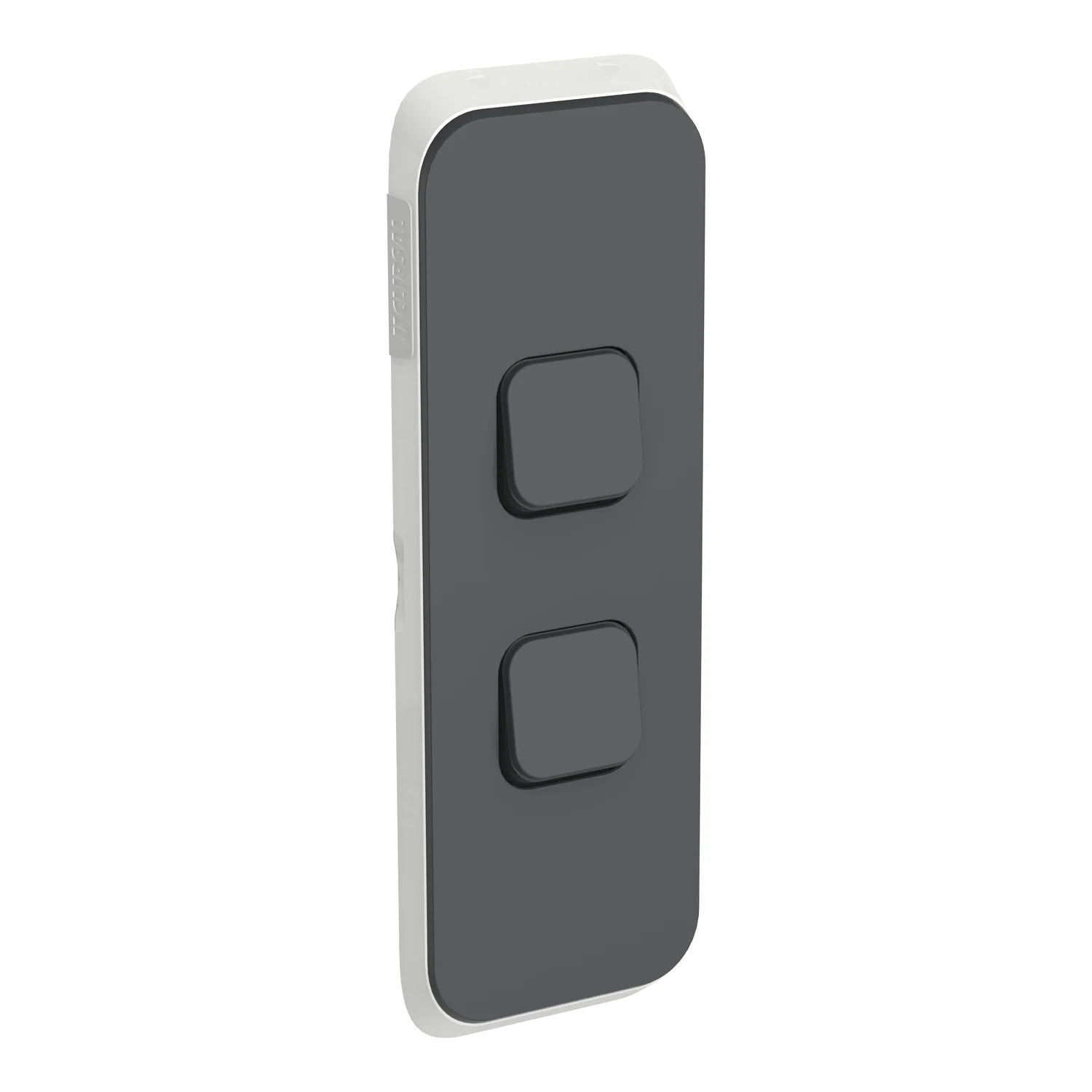 Clipsal Iconic 2 Gang Architrave Cover Plate Only, Available in 3 Colours