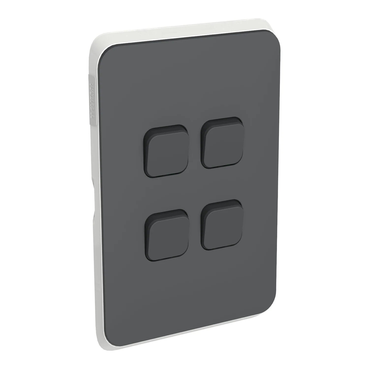 Clipsal Iconic 4 Gang Cover Plate Only, Available in 5 Colours - Image 2
