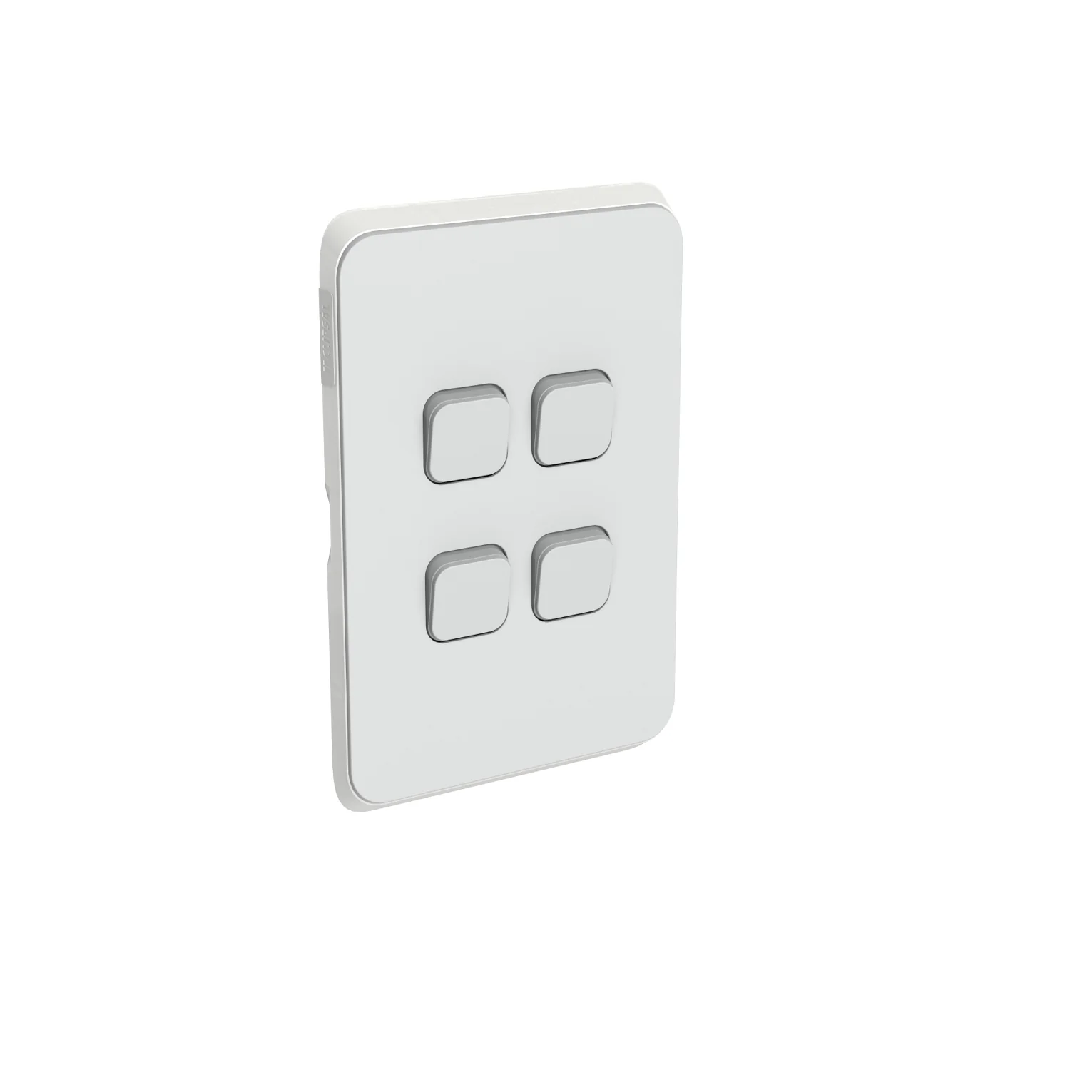 Clipsal Iconic 4 Gang Cover Plate Only, Available in 5 Colours - Image 3