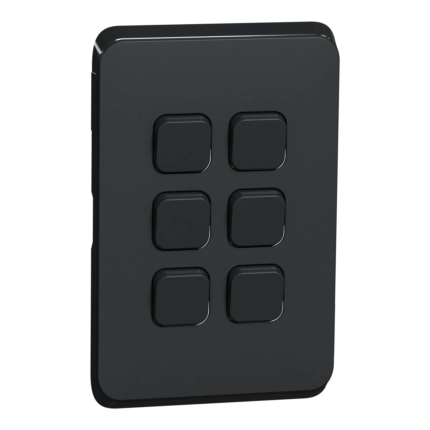 Clipsal Iconic 6 Gang Cover Plate Only, Available in 5 Colours