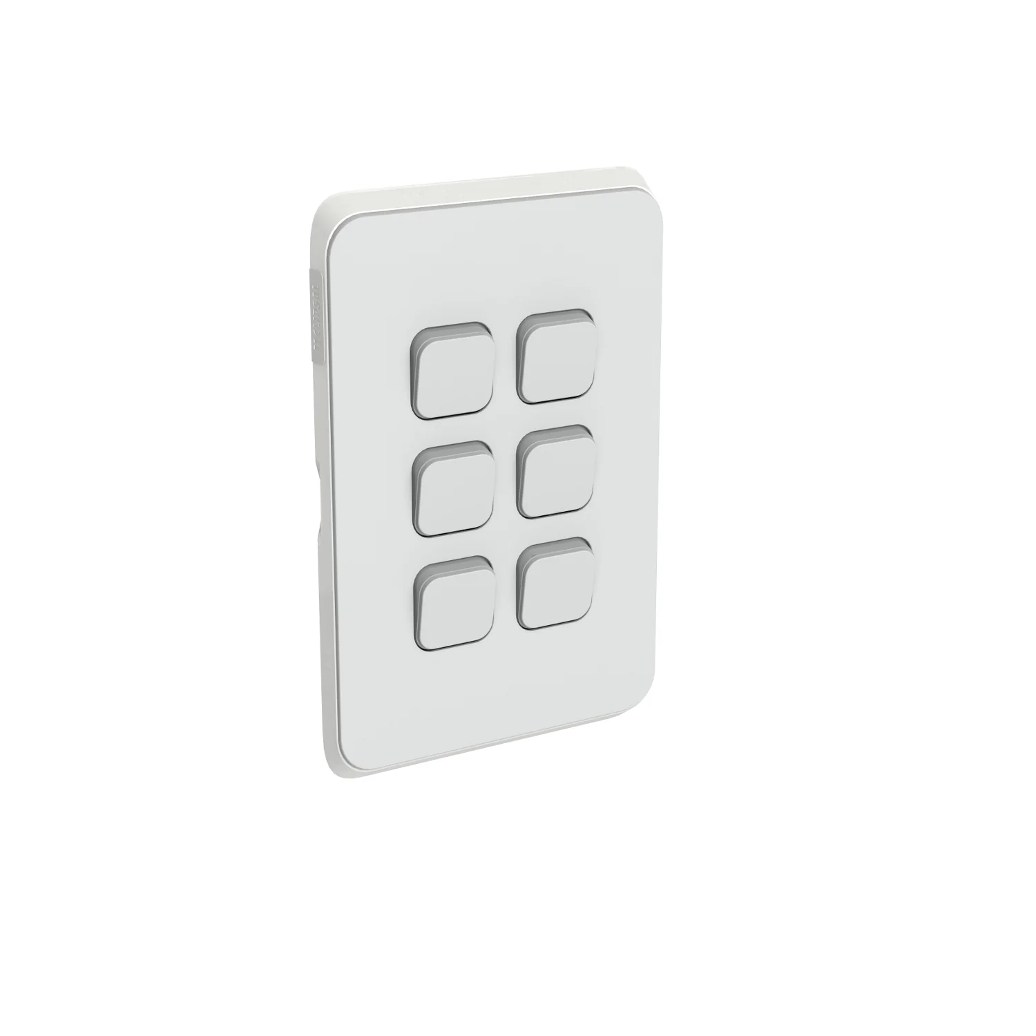 Clipsal Iconic 6 Gang Cover Plate Only, Available in 5 Colours - Image 3
