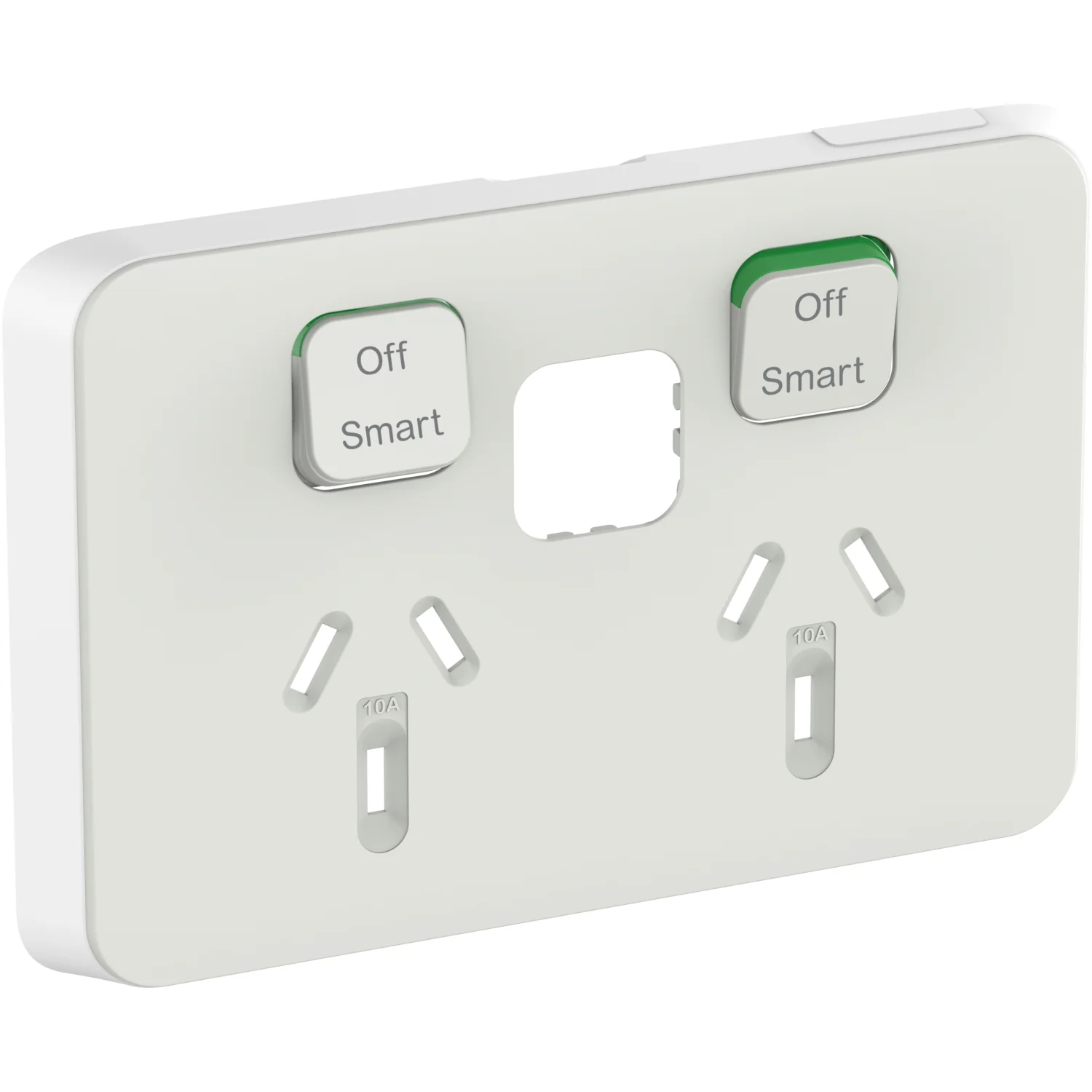 Clipsal Iconic Wiser Double Powerpoint Cover Plate Only, Available in 3 Colours - Image 2