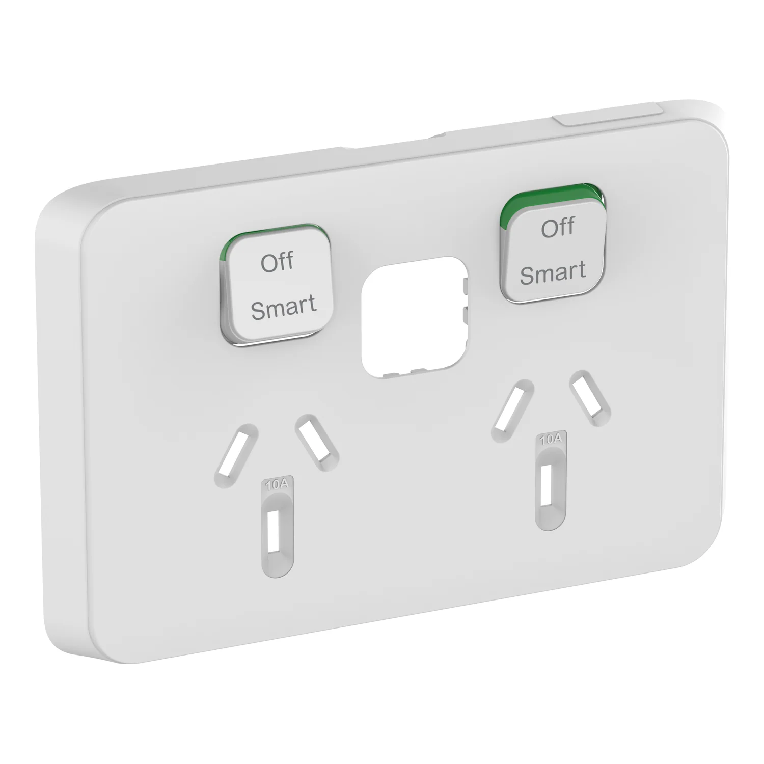 Clipsal Iconic Wiser Double Powerpoint Cover Plate Only, Available in 3 Colours - Image 3