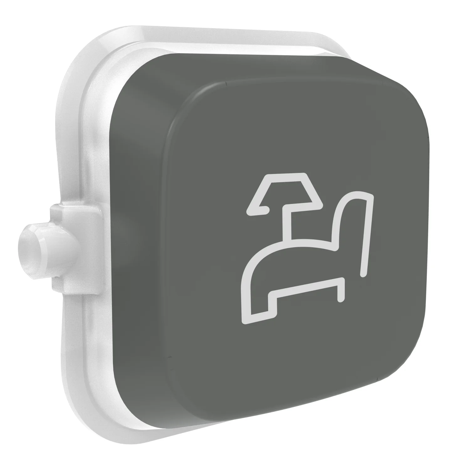 Clipsal Iconic Essence Ash Grey Pictogram Rocker Cover, Available in 13 Styles - Image 6