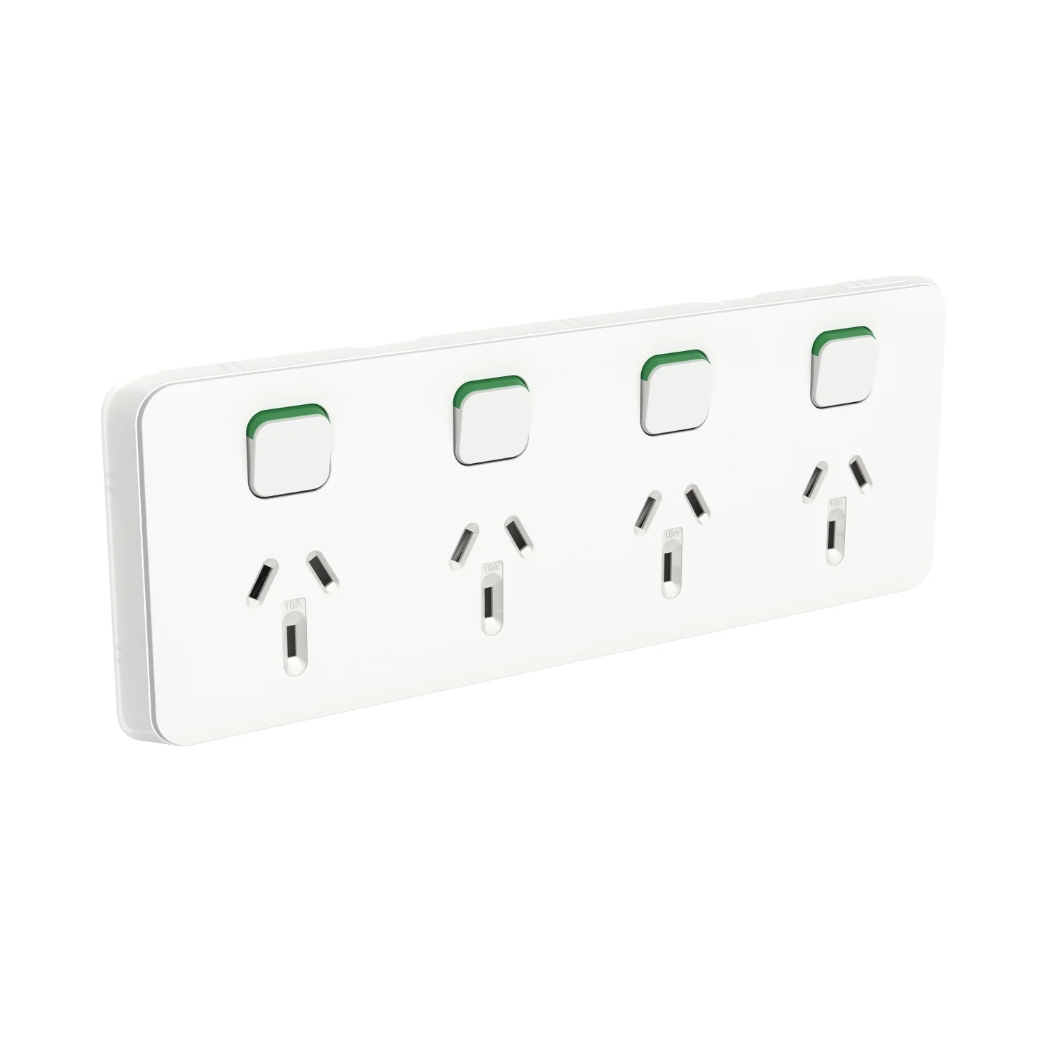 Clipsal Iconic Quad Powerpoint 10a Vivid White
