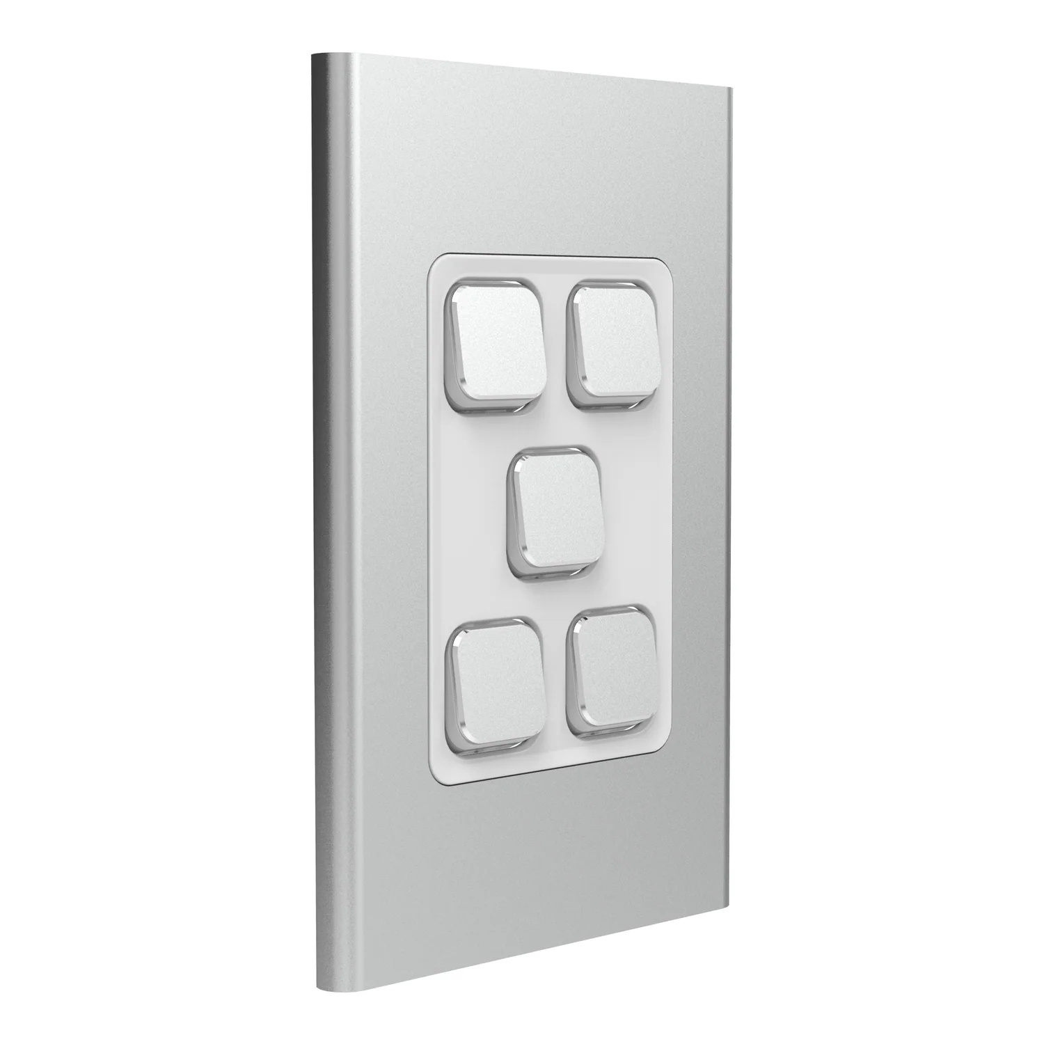 Clipsal Iconic Styl 5 Gang Complete Switch, Available in 3 Colours - Image 3