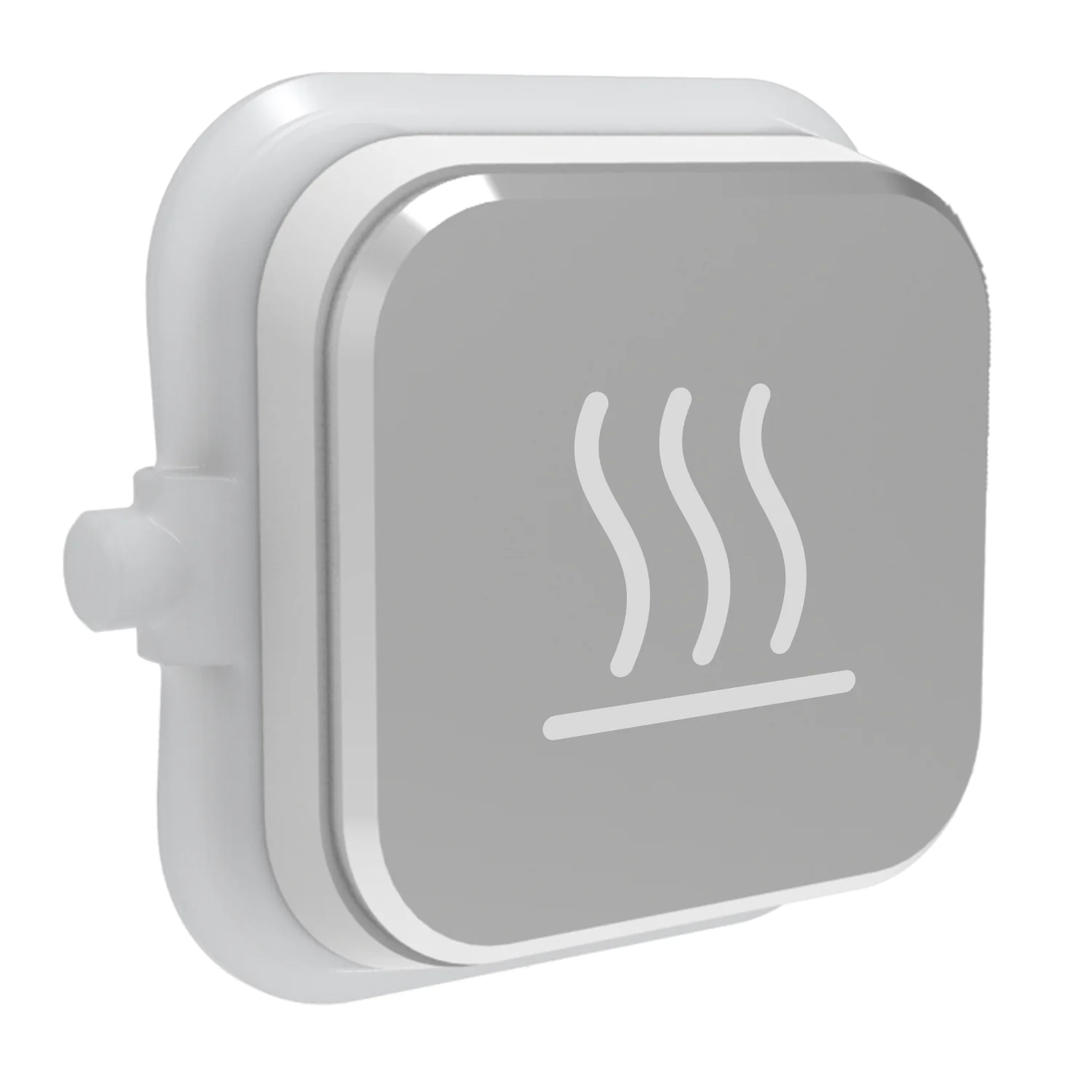 Clipsal Iconic Styl Silver Pictogram Rocker Cover, Available in 13 Styles