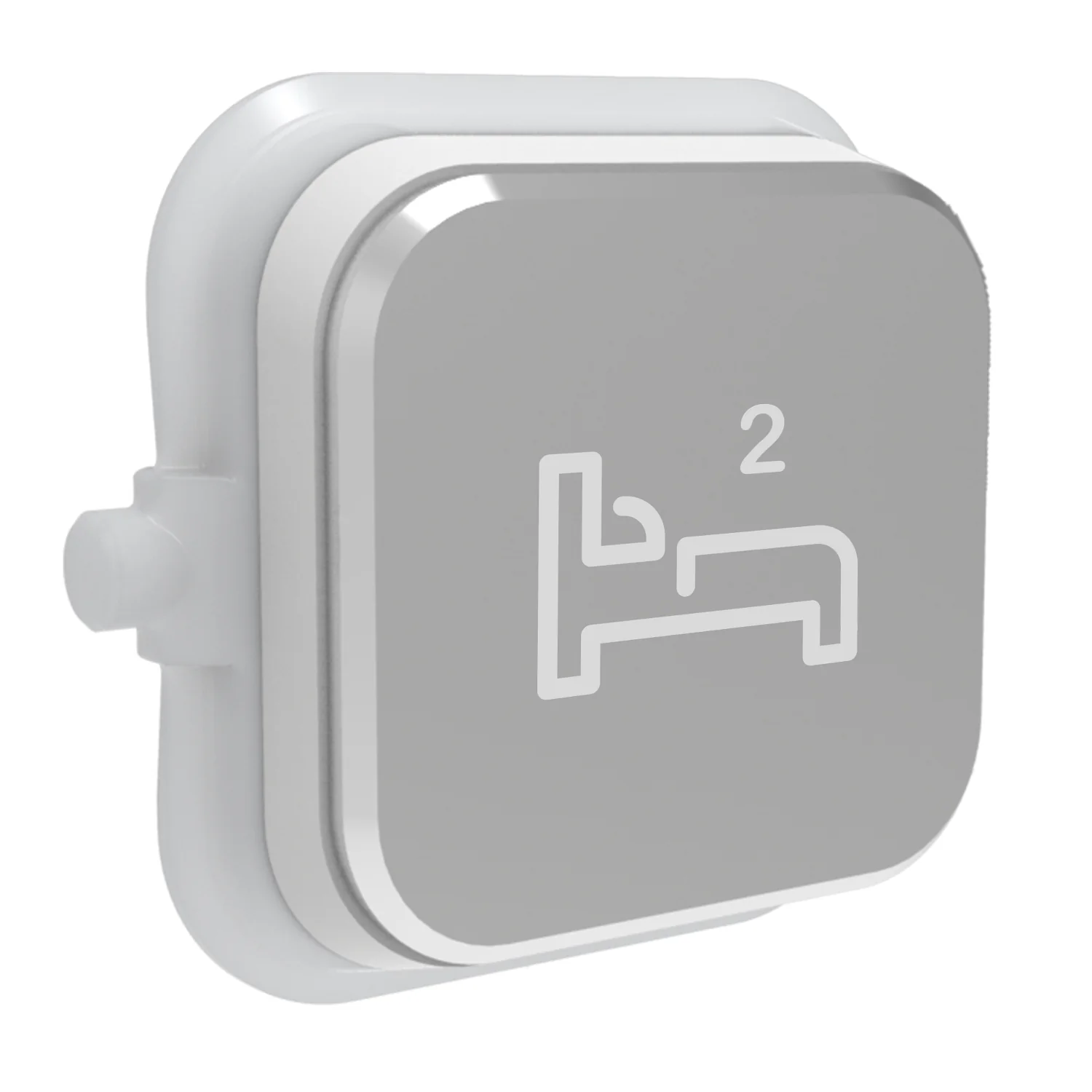 Clipsal Iconic Styl Silver Pictogram Rocker Cover, Available in 13 Styles - Image 11
