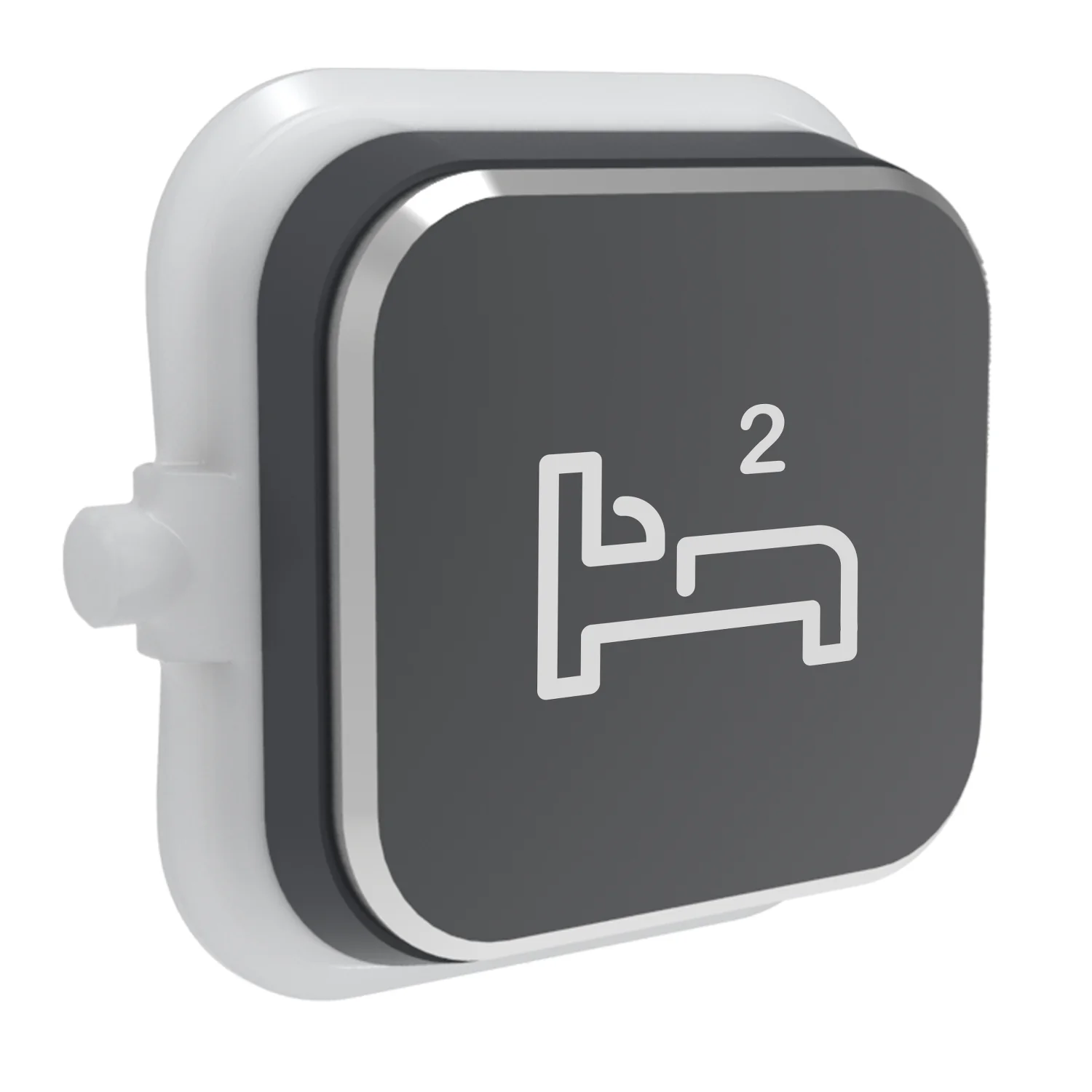 Clipsal Iconic Styl Silver Shadow Pictogram Rocker Cover, Available in 13 Styles - Image 10
