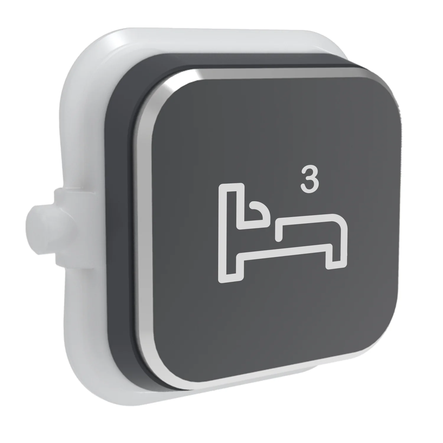 Clipsal Iconic Styl Silver Shadow Pictogram Rocker Cover, Available in 13 Styles - Image 11