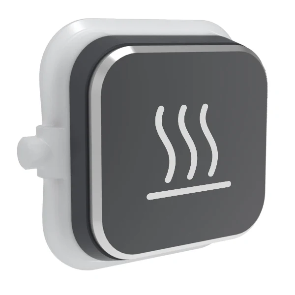 Clipsal Iconic Styl Silver Shadow Pictogram Rocker Cover, Available in 13 Styles - Image 14