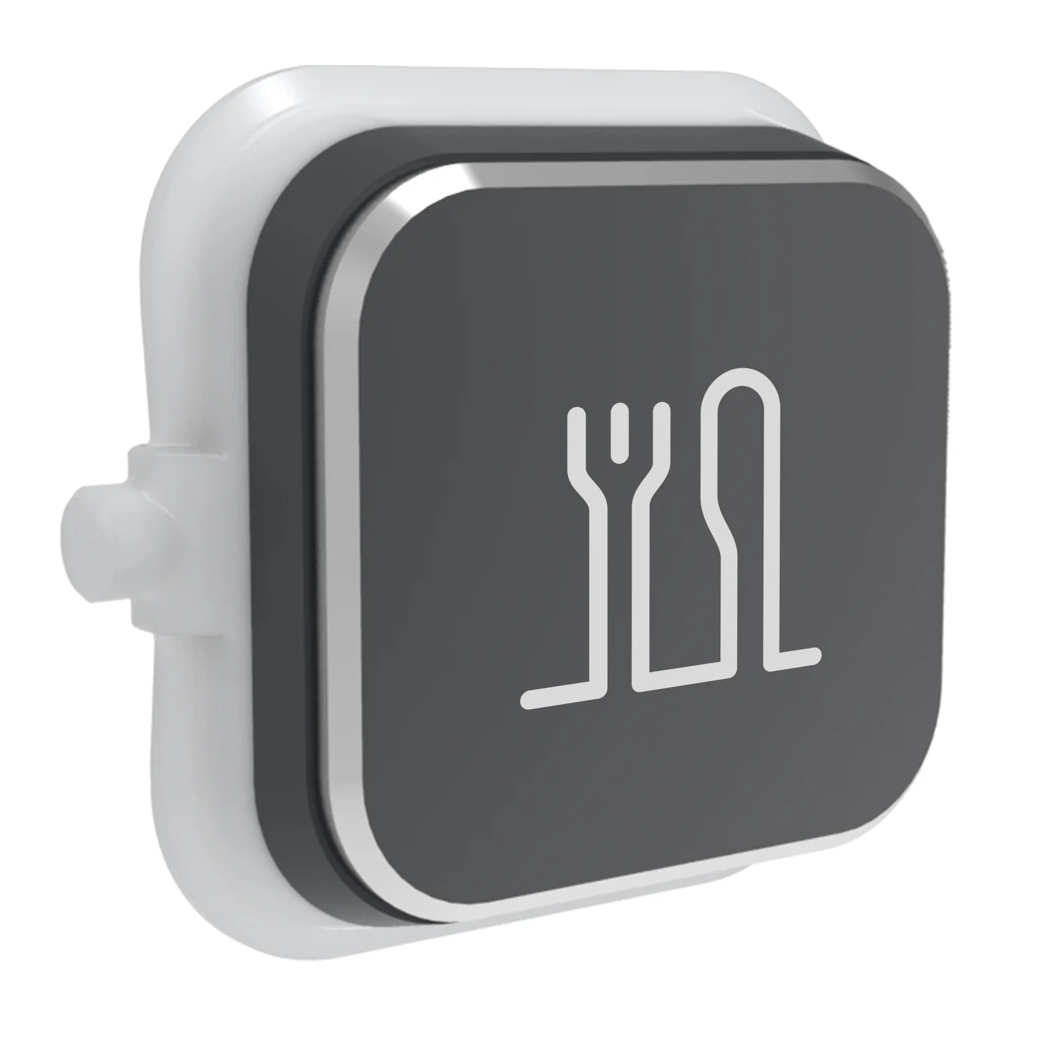 Clipsal Iconic Styl Silver Shadow Pictogram Rocker Cover, Available in 13 Styles - Image 4