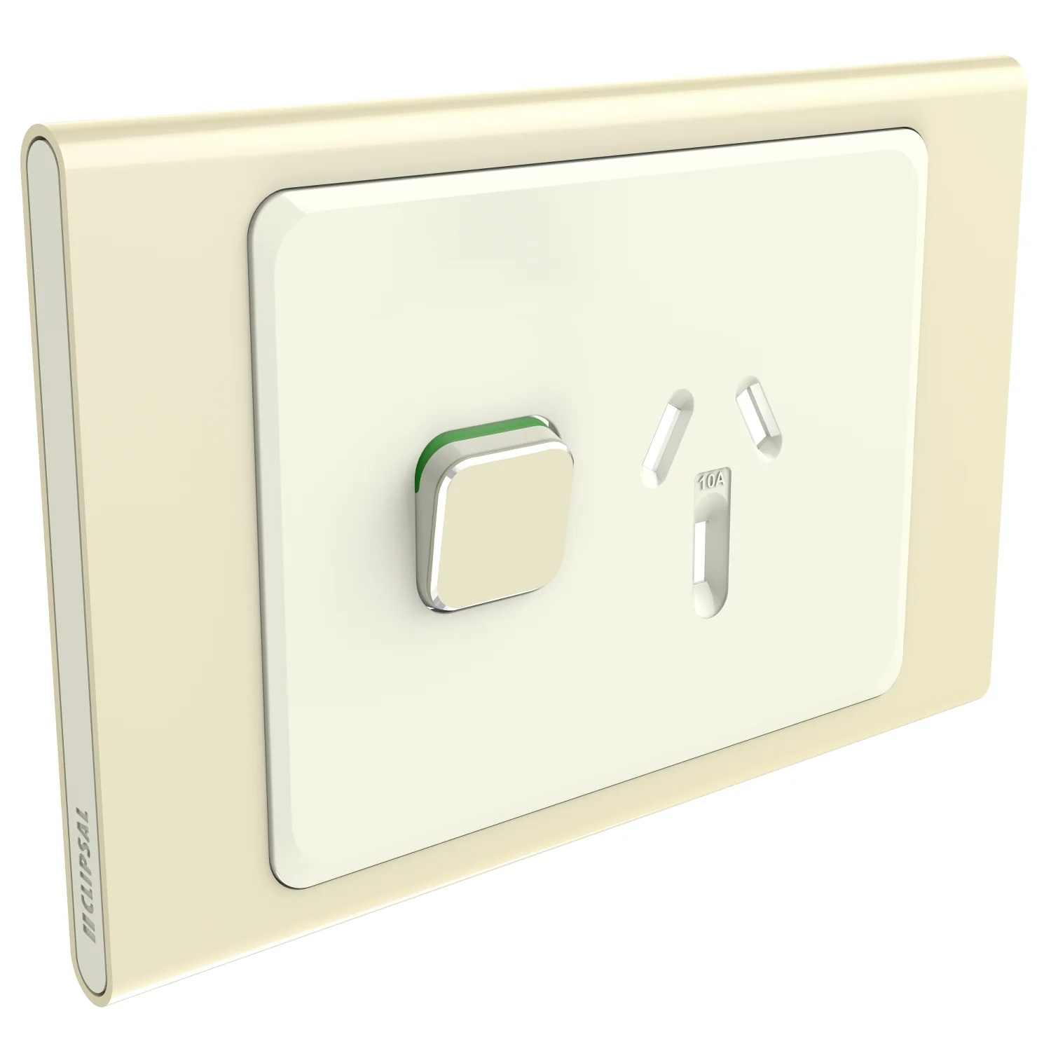 Clipsal Iconic Styl Single Powerpoint Cover Plate Only, Available in 3 Colours