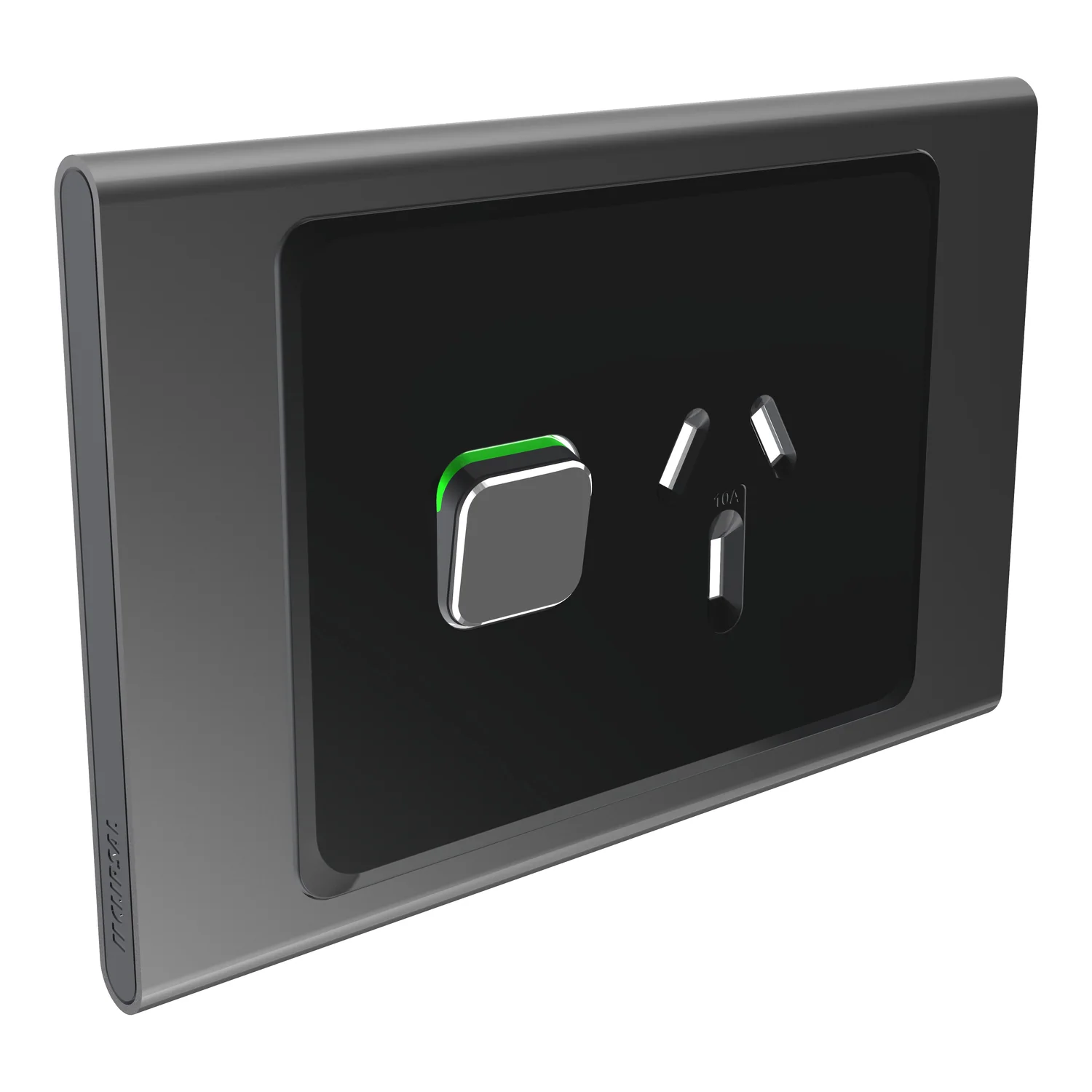 Clipsal Iconic Styl Single Powerpoint Cover Plate Only, Available in 3 Colours - Image 2