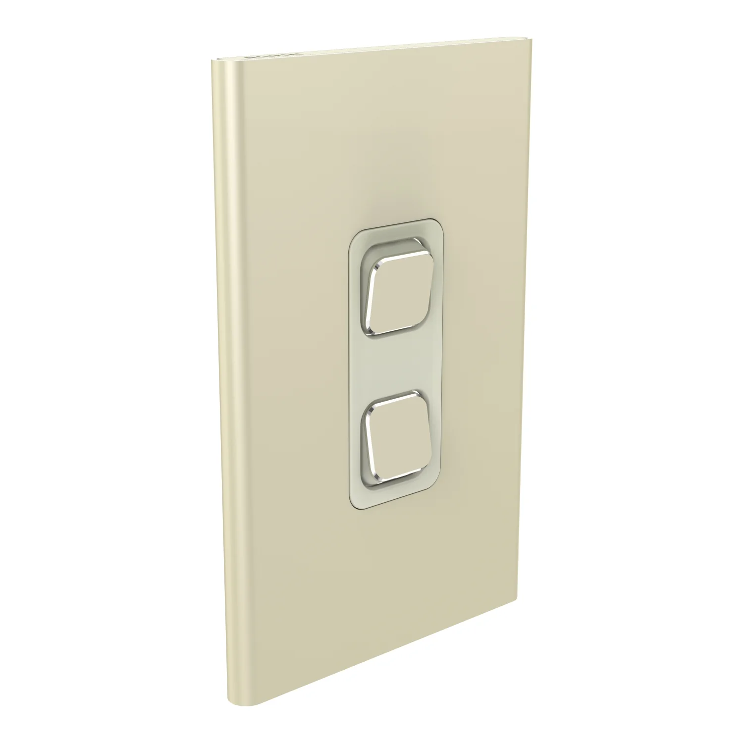 Clipsal Iconic Styl 2 Gang Cover Plate Only, Available in 3 Colours