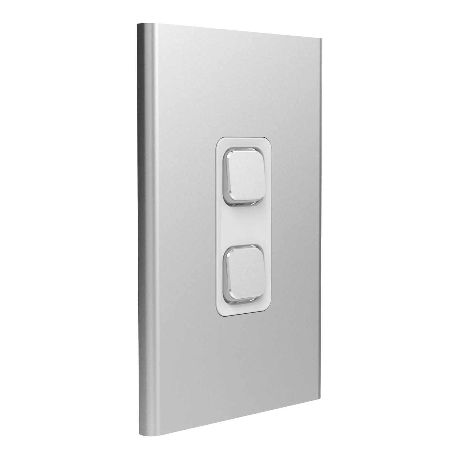 Clipsal Iconic Styl 2 Gang Cover Plate Only, Available in 3 Colours - Image 3