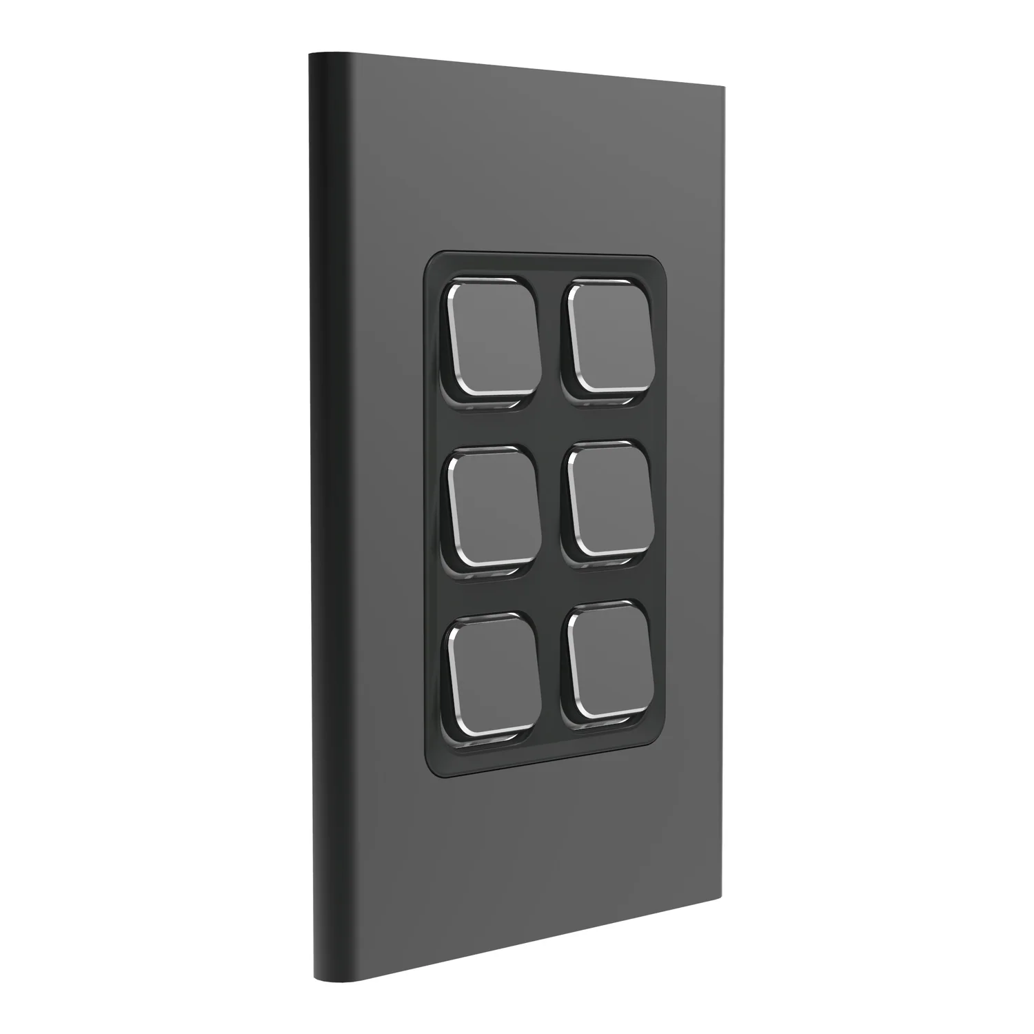 Clipsal Iconic Styl 6 Gang Cover Plate Only, Available in 3 Colours - Image 2