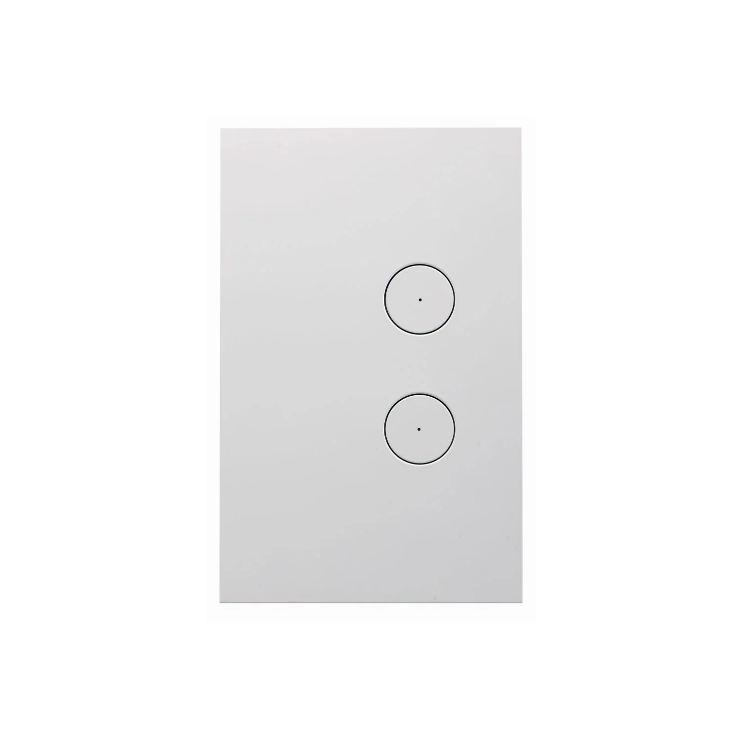 Clipsal Saturn Zen 2 Gang Grid & Plate Assembly, Matt White