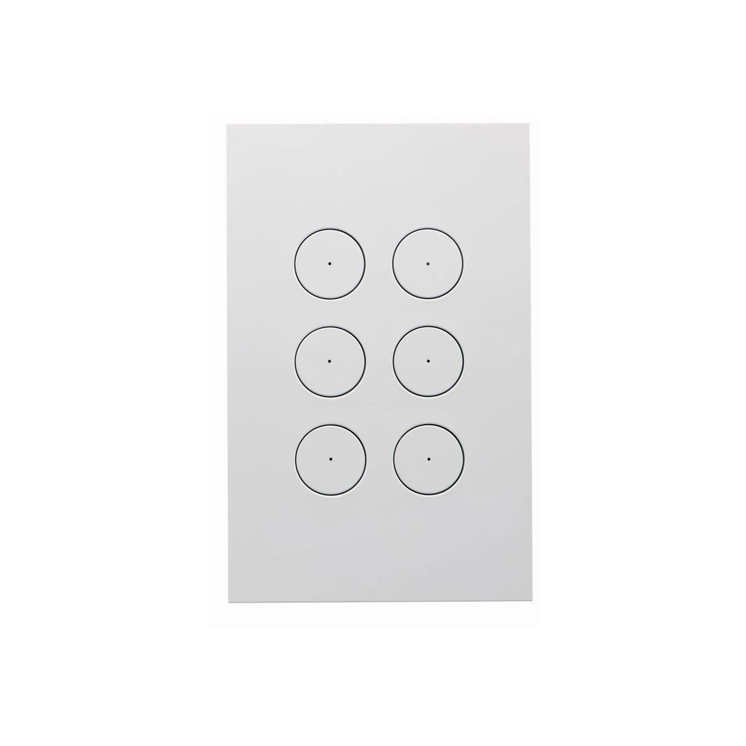 Clipsal Saturn Zen 6 Gang Grid & Plate Assembly, Matt White