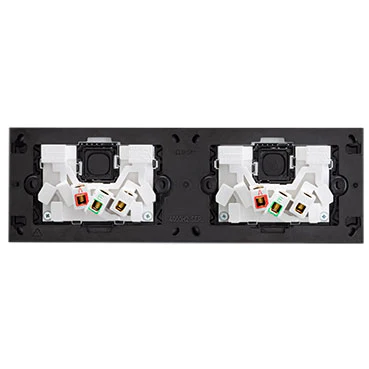 Clipsal Saturn Zen Quad Powerpoint 10a, Matt White - Image 2