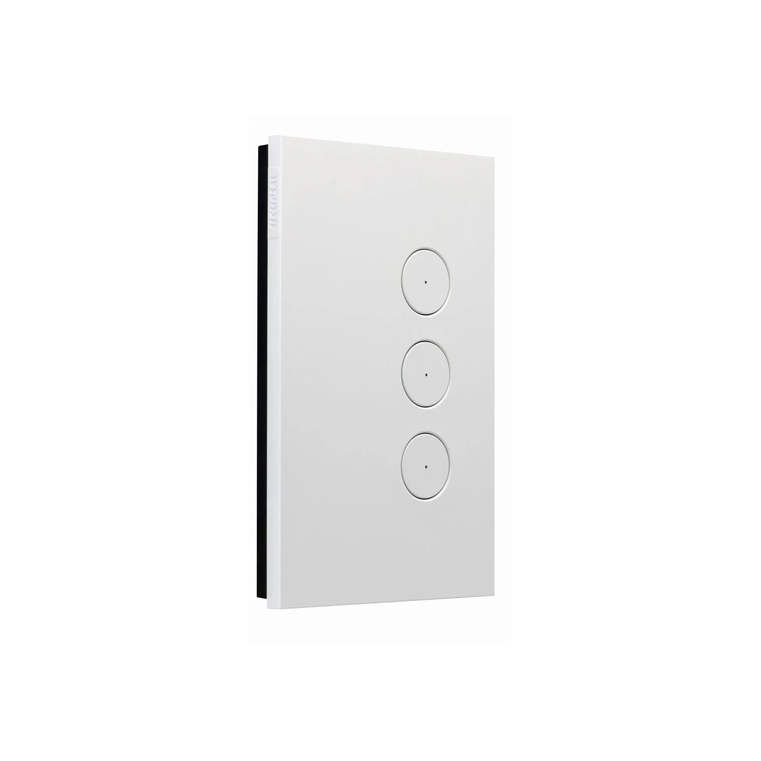 Clipsal Saturn Zen Switch 3 Gang Push Button LED, Matt White