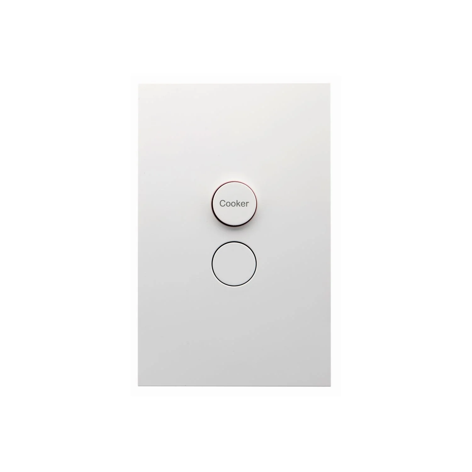 Clipsal Saturn Zen Double Pole Cooker Switch 32a, Matt White