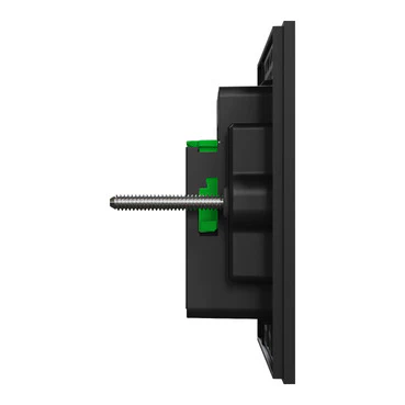 Clipsal Solis 2 Gang Grid Plate With Cover Frame Zen Black - Image 3