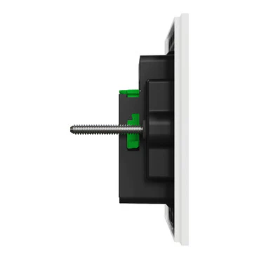 Clipsal Solis 2 Gang Grid Plate With Cover Frame Zen White - Image 4