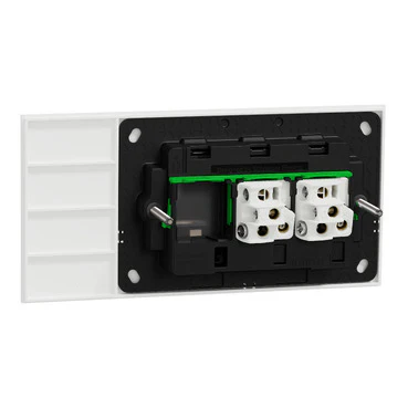 Clipsal Solis 2 Gang Switch Zen White - Image 3