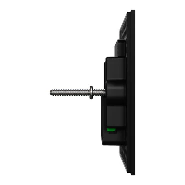 Clipsal Solis 3 Gang Communications Plate Ebony Aluminium - Image 3