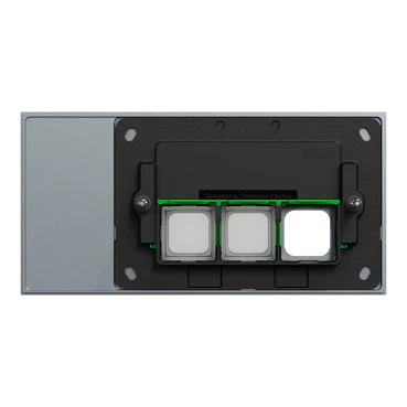 Clipsal Solis 3 Gang Communications Plate Platinum - Image 2