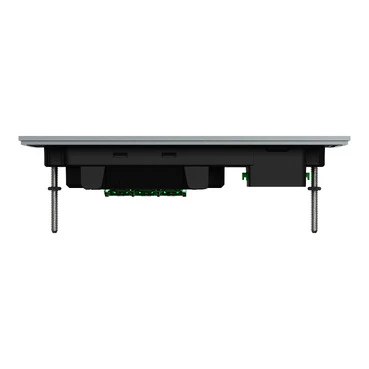Clipsal Solis T Horizontal Double Powerpoint With Extra Switch Platinum - Image 3