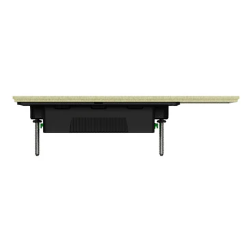 Clipsal Solis T 1 Gang Grid Plate With Cover Frame Brushed Brass - Image 4