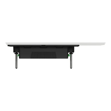 Clipsal Solis T 1 Gang Grid Plate With Cover Frame White Ceramic - Image 4