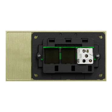 Clipsal Solis T 1 Gang Toggle Switch Brushed Brass - Image 2
