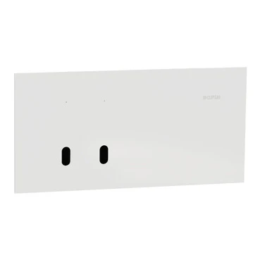 Clipsal Solis T 2 Gang Grid Plate With Cover Frame White Ceramic