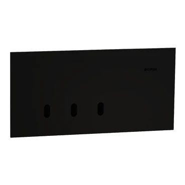 Clipsal Solis T 3 Gang Grid Plate With Cover Frame Ebony Aluminium