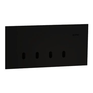 Clipsal Solis T 4 Gang Grid Plate With Cover Frame Ebony Aluminium