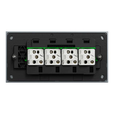 Clipsal Solis T 4 Gang Toggle Switch Platinum - Image 2