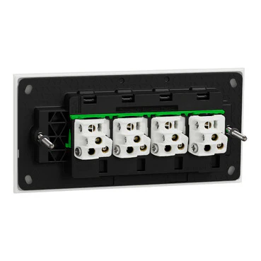 Clipsal Solis T 4 Gang Toggle Switch White Ceramic - Image 3
