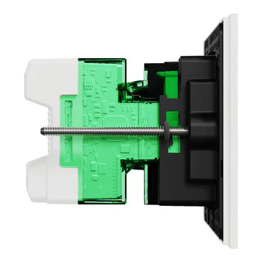 Clipsal Solis ZigBee, Wiser Connected Horizontal Double Powerpoint Zen White - Image 3