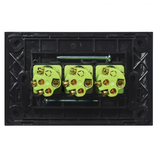 Clouded Leopard Horizontal 3 Gang Switch, Available in 2 Colours - Image 4
